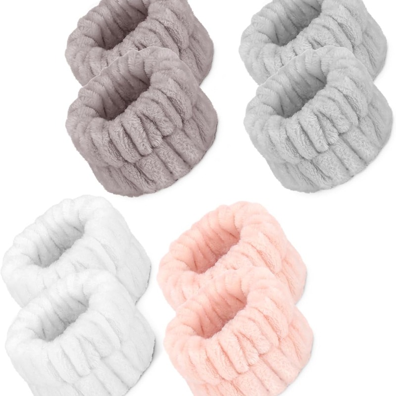 Microfiber Wrist Bands for Washing Face